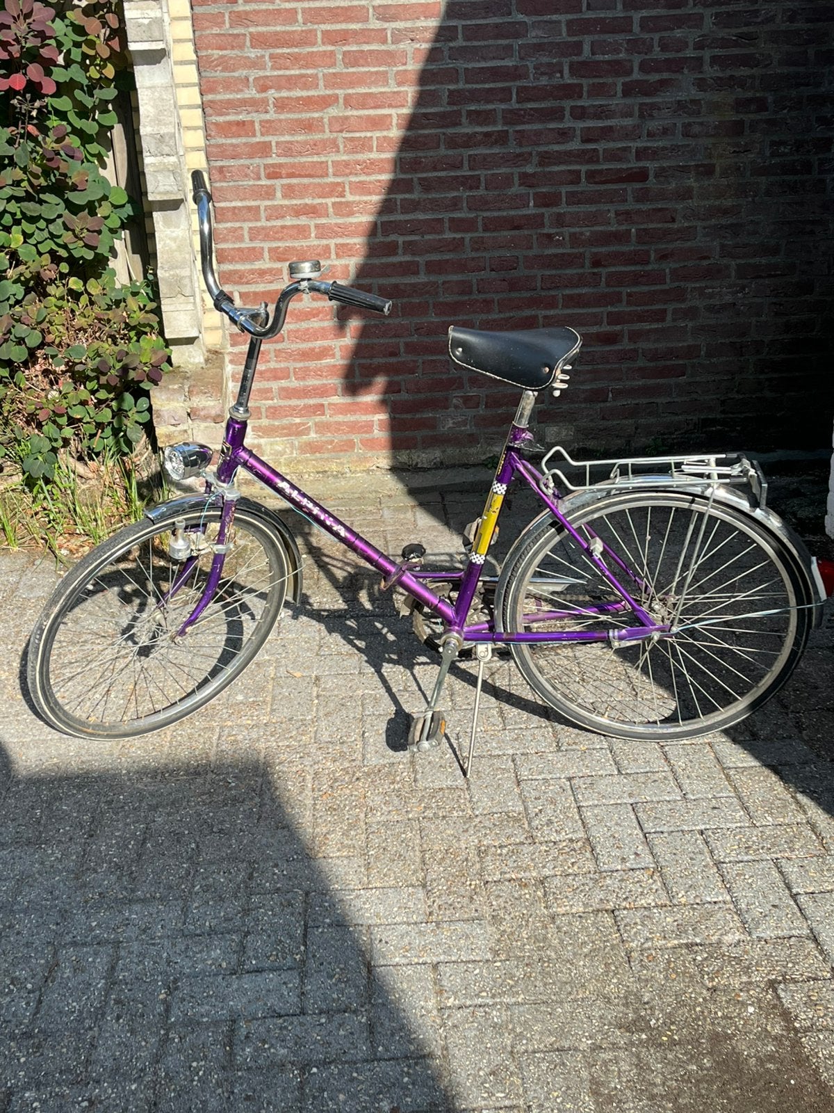 Opvouwbare fiets., Ophalen, Gebruikt
