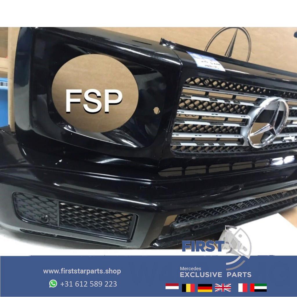 W464 G KLASSE AMG VOORBUMPER ZWART origineel Mercedes AMG 63, Auto-onderdelen, Gebruikt, -, Voor, Ophalen of Verzenden