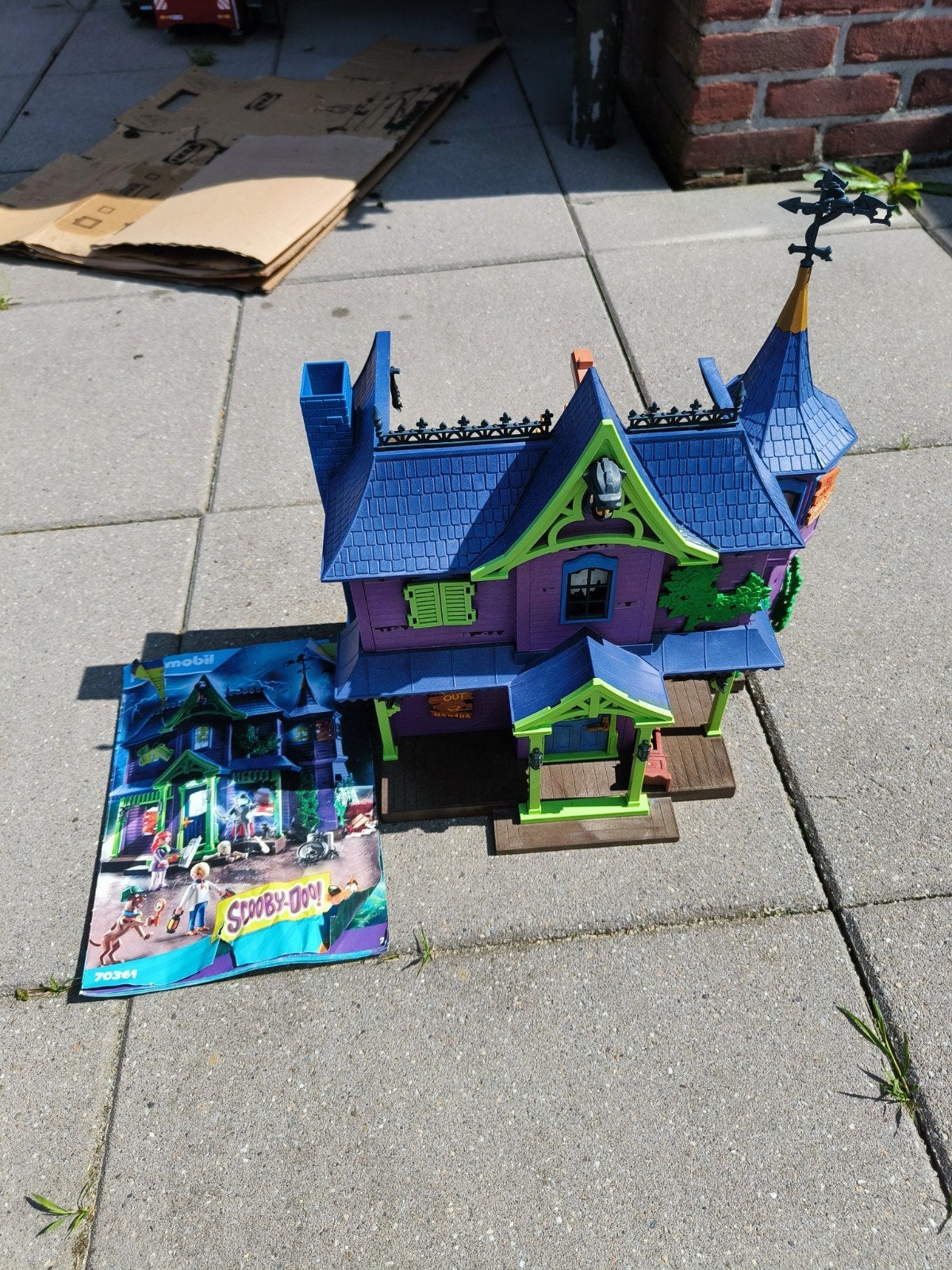 Playmobil Scooby-Doo! Mysterie Mansion 70361, Kinderen en Baby's, Speelgoed | Playmobil, Gebouw, Complete set, Ophalen of Verzenden