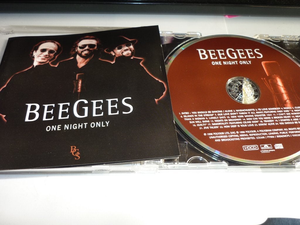 Bee Gees - One Night Only CD (Pop, Live-album), Gebruikt, Inclusief doosje, Live-album, Verzenden