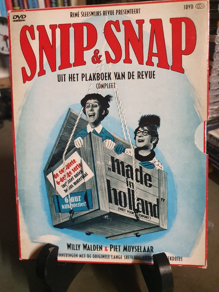 Snip & Snap topvermaak met DVD, Alle leeftijden, Ophalen, Zo goed als nieuw, Stand-up of Theatershow
