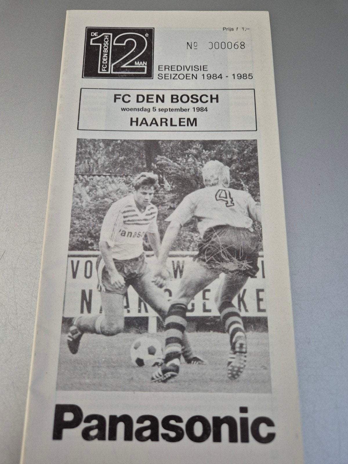 FC DEN BOSCH - HAARLEM, Ophalen of Verzenden, Overige binnenlandse clubs