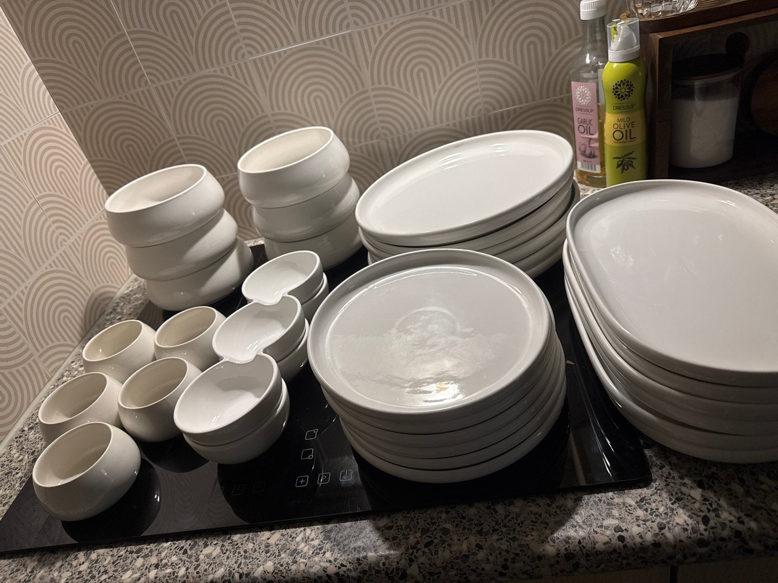Beau Vivre servies set - Action, Gebruikt, Overige merken, Keramiek, Ophalen of Verzenden