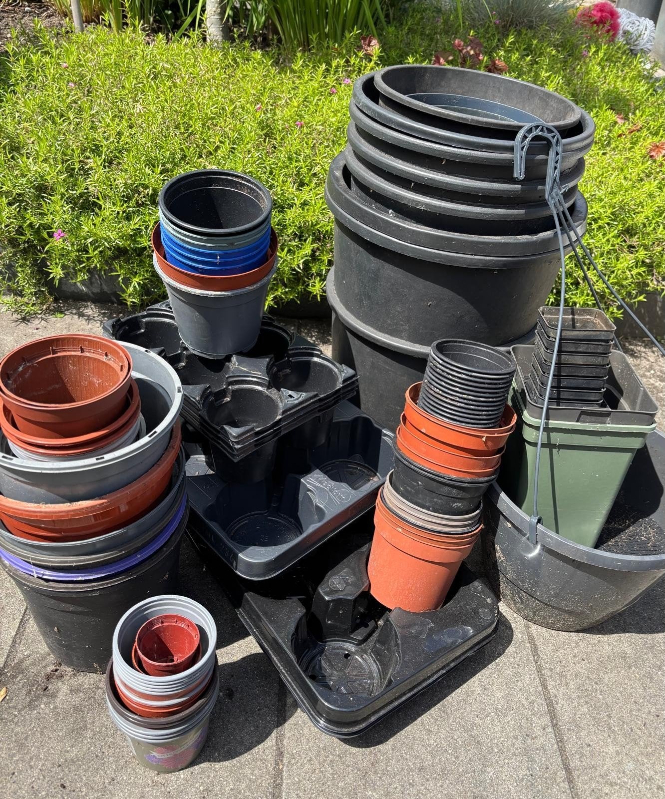 Gratis plastic bloempotten, Tuin en Terras, Ophalen, Kweekbak