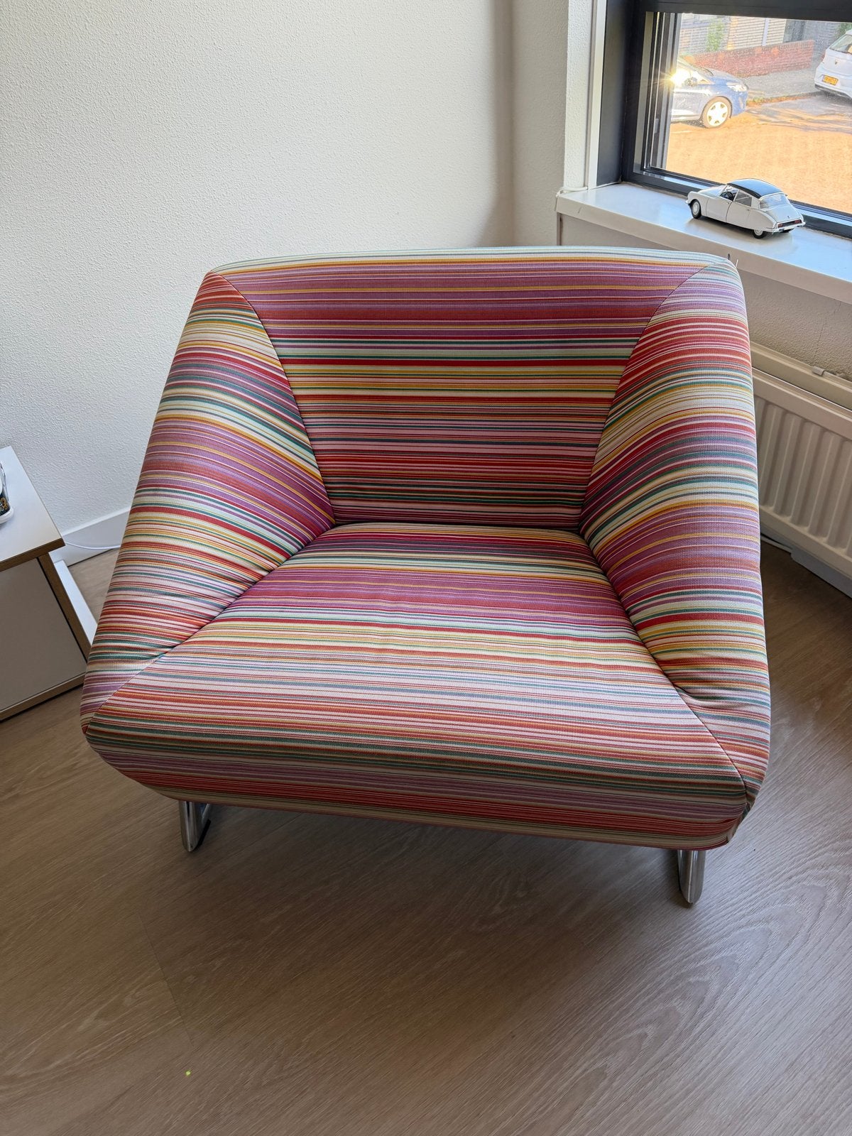 Freistil Rolf Benz fauteuil - moet weg ivm verhuizing, Ophalen, Gebruikt, Stof, 75 tot 100 cm