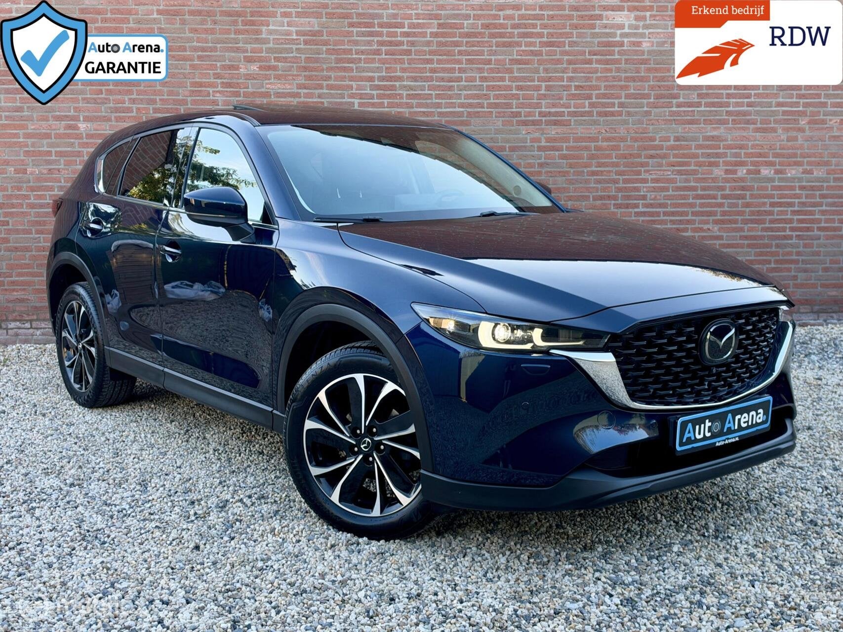 Mazda CX-5 2.0 SkyActiv-G 165 Signature | Glas Schuifdak | 3, Gebruikt, 4 cilinders, 2000 kg, Blauw