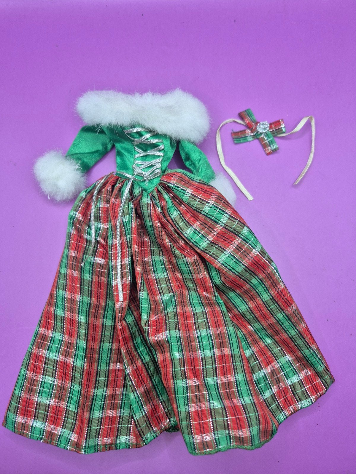 Barbie pop outfit holidays winters eve 90s, Ophalen, Zo goed als nieuw, Barbie