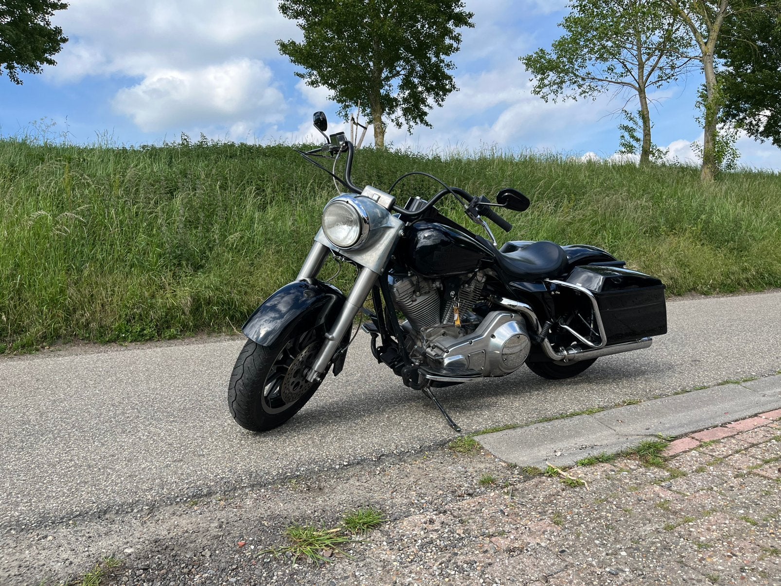 Harley Davidson electra glide, 2 cilinders, Occasion, 1340 cc, Motorrijbewijs A
