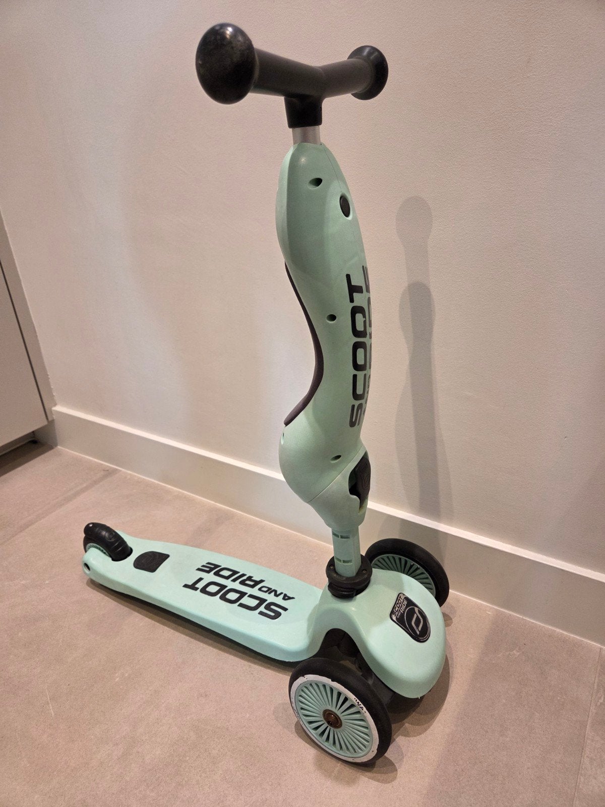 Scoot and Ride Highwaykick 1 - Mintgroen, Ophalen of Verzenden, Zo goed als nieuw, Gewone step, Scoot and Ride