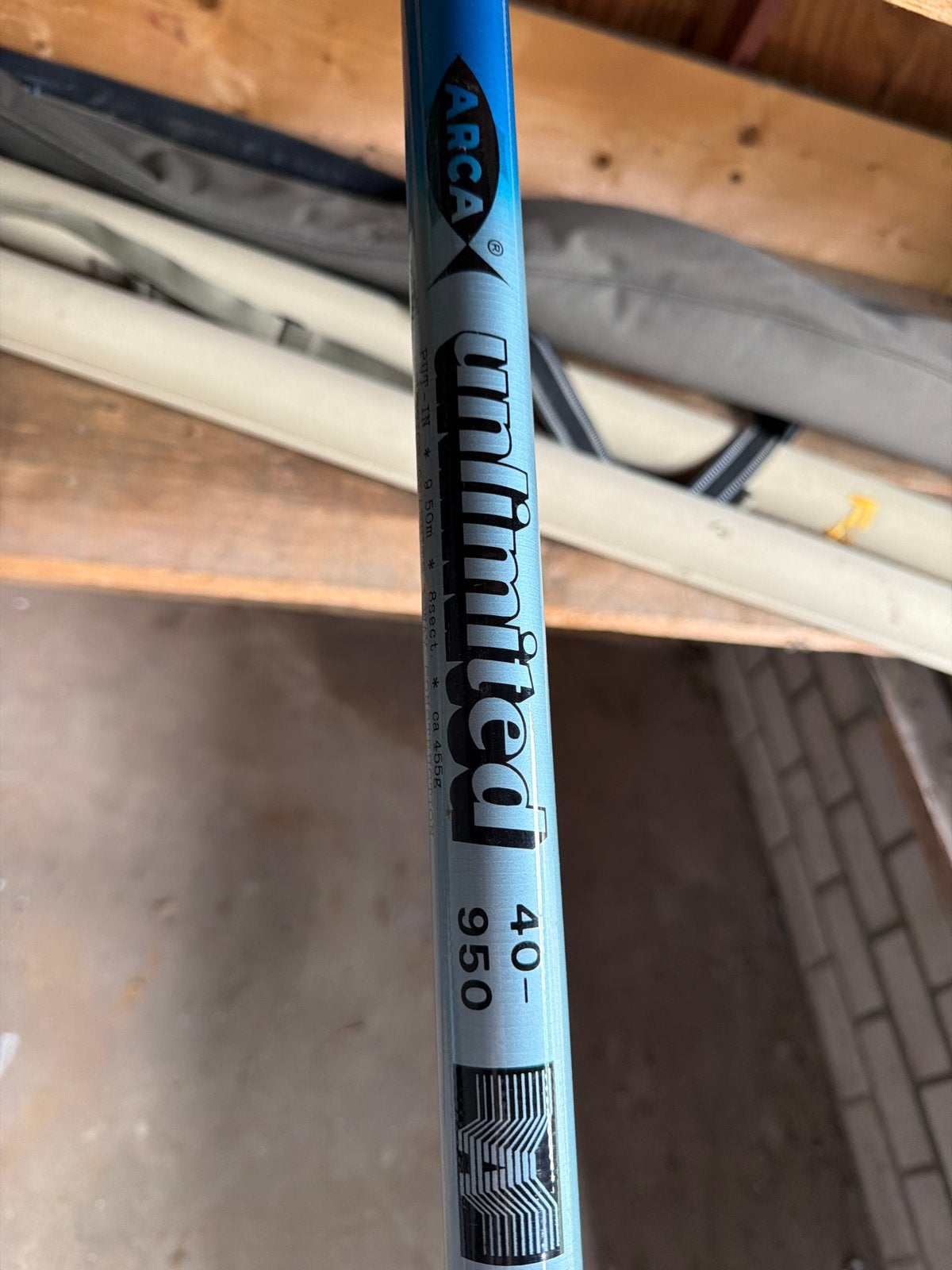 ARCA Unlimited 950 Vaste Hengel - 9.50m, 8-delig, Watersport en Boten, Ophalen, Gebruikt, Vaste hengel