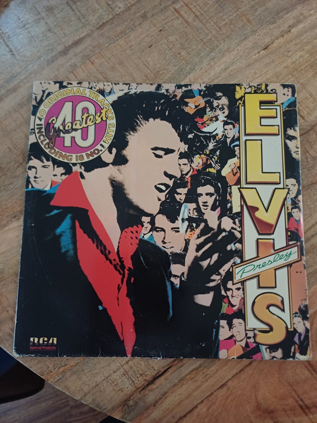 Elvis Presley - 40 Greatest Hits Dubbel-LP, Gebruikt, Pop, Complilatie, Ophalen of Verzenden