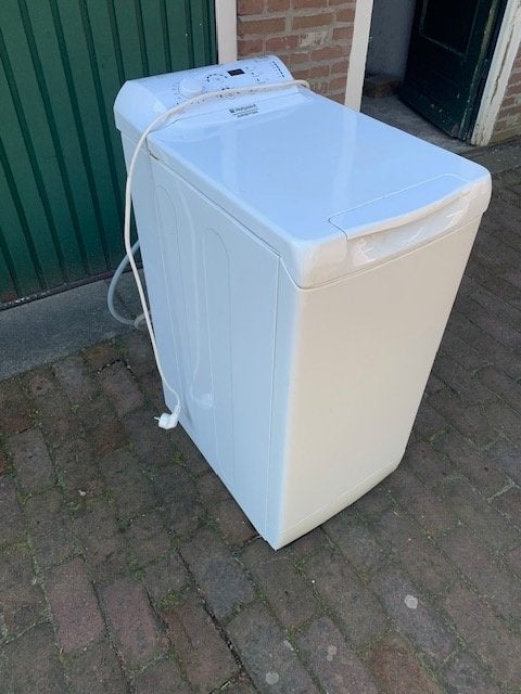 wasmachine., Witgoed en Apparatuur, Wasmachines, Ophalen, Gebruikt, Bovenlader, 85 tot 90 cm