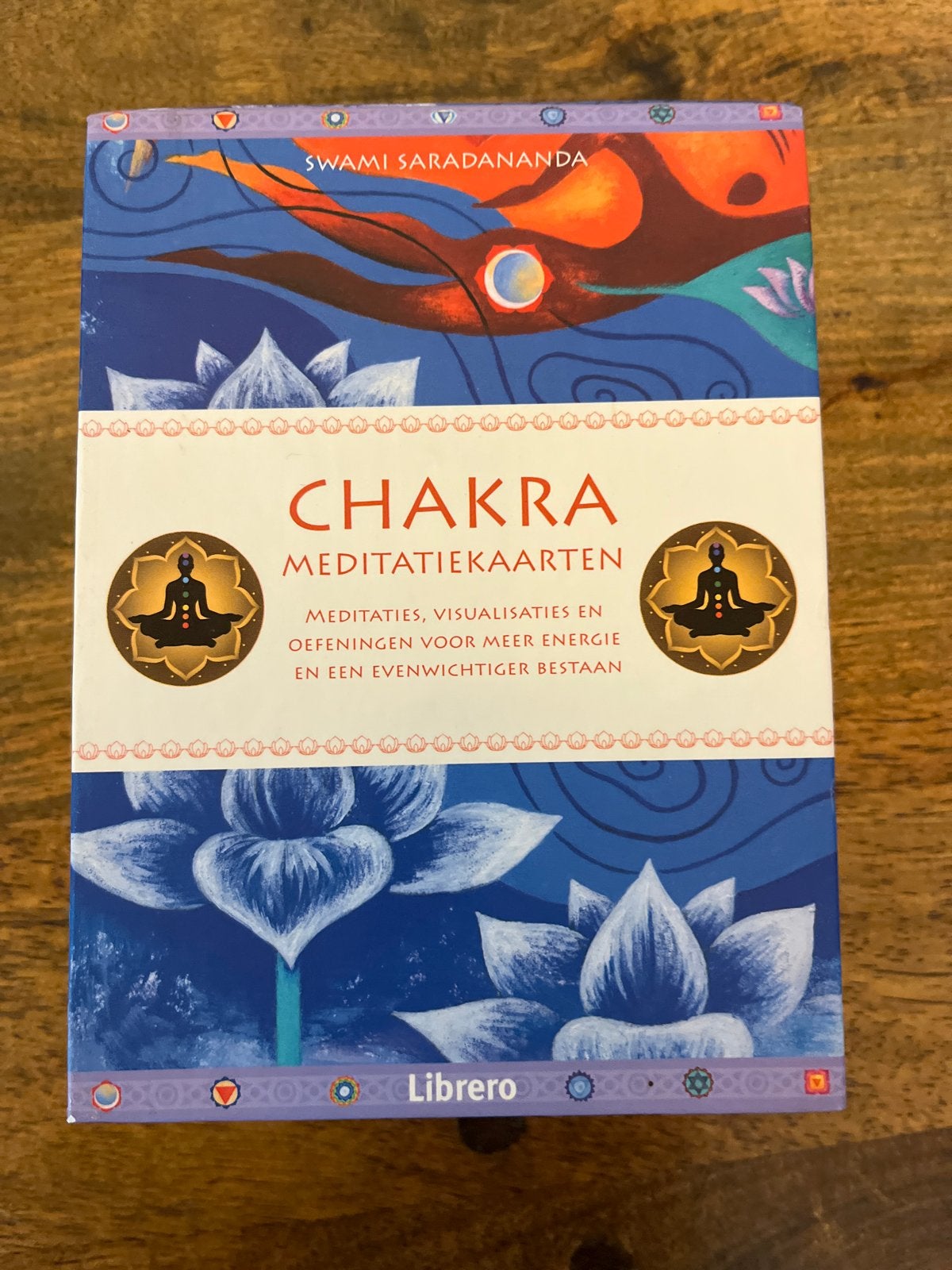 Chakra Meditatiekaarten - Swami Saradananda, Boeken, Ophalen of Verzenden, Zo goed als nieuw, Meditatie of Yoga, Instructieboek