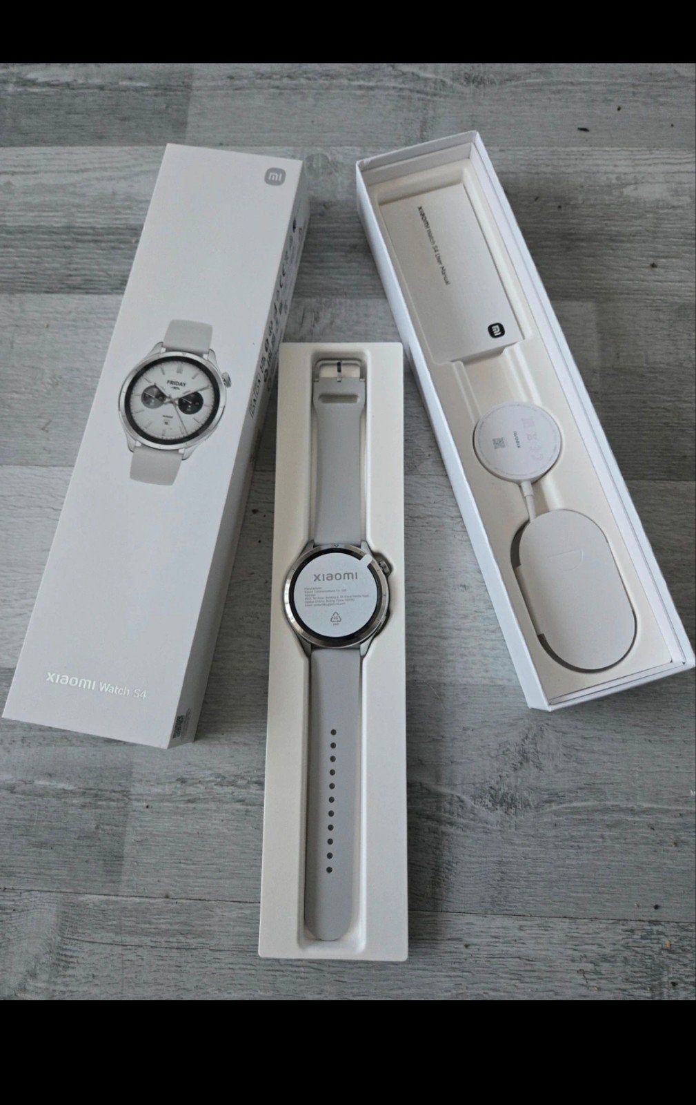 Nieuwe Xiaomi Watch S4 Grijs Android/IOS.., Xiaomi, Nieuw, Ophalen of Verzenden, Waterdicht