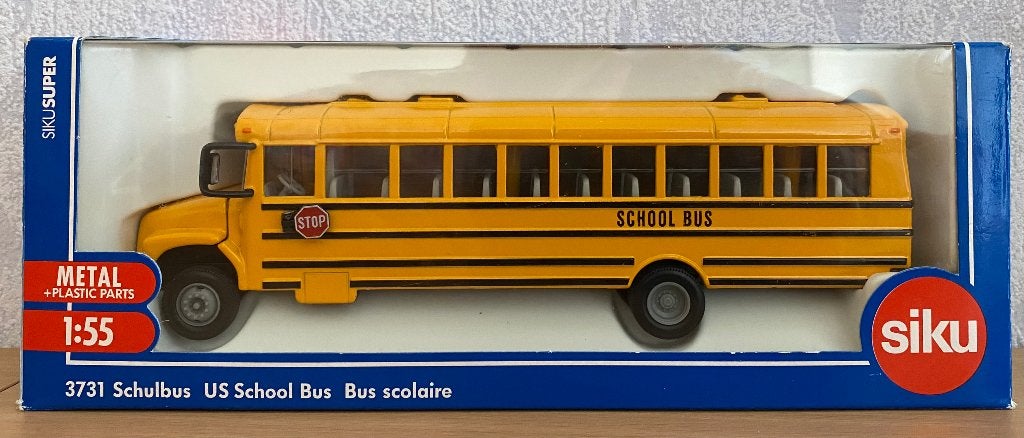 Siku 3731 Schoolbus 1/55 nieuw in de verpakking, Hobby en Vrije tijd, Modelauto's | 1:50, Ophalen of Verzenden, Nieuw, Bus of Vrachtwagen