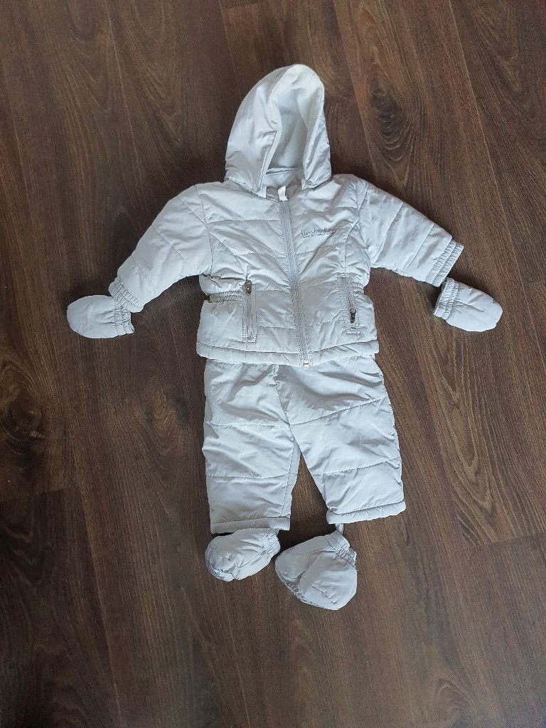 Timberland baby ski pak lichtblauw – maat 68 (6–9 mnd), Ophalen of Verzenden, Zo goed als nieuw, Jongetje of Meisje, Pakje