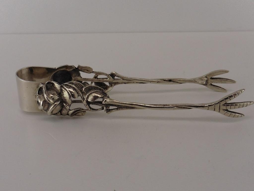 Zilveren klontjestang                                   Z127, Antiek en Kunst, Ophalen of Verzenden, Zilver