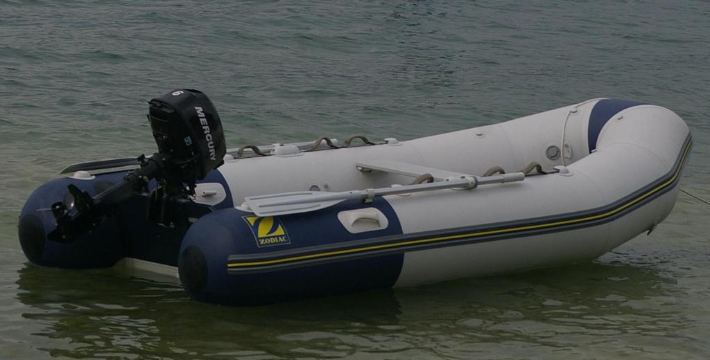 Zodiac Cadet 340S + Mercury 6 PK buitenboordmotor, Ophalen, Gebruikt, Zodiac, Hout