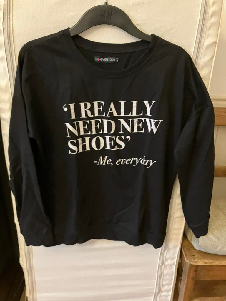 Trui “I really need new shoes”, Kleding | Dames, Ophalen of Verzenden, Zo goed als nieuw