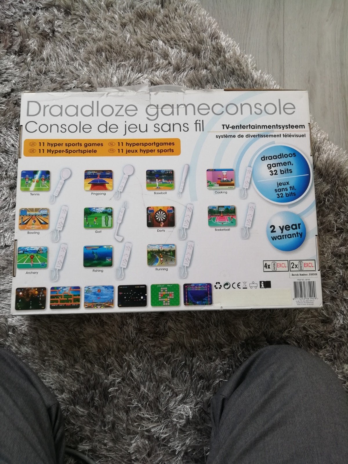Draadloze Gameconsole met 48 ingebouwde spellen, Ophalen of Verzenden, Overige merken, Nieuw
