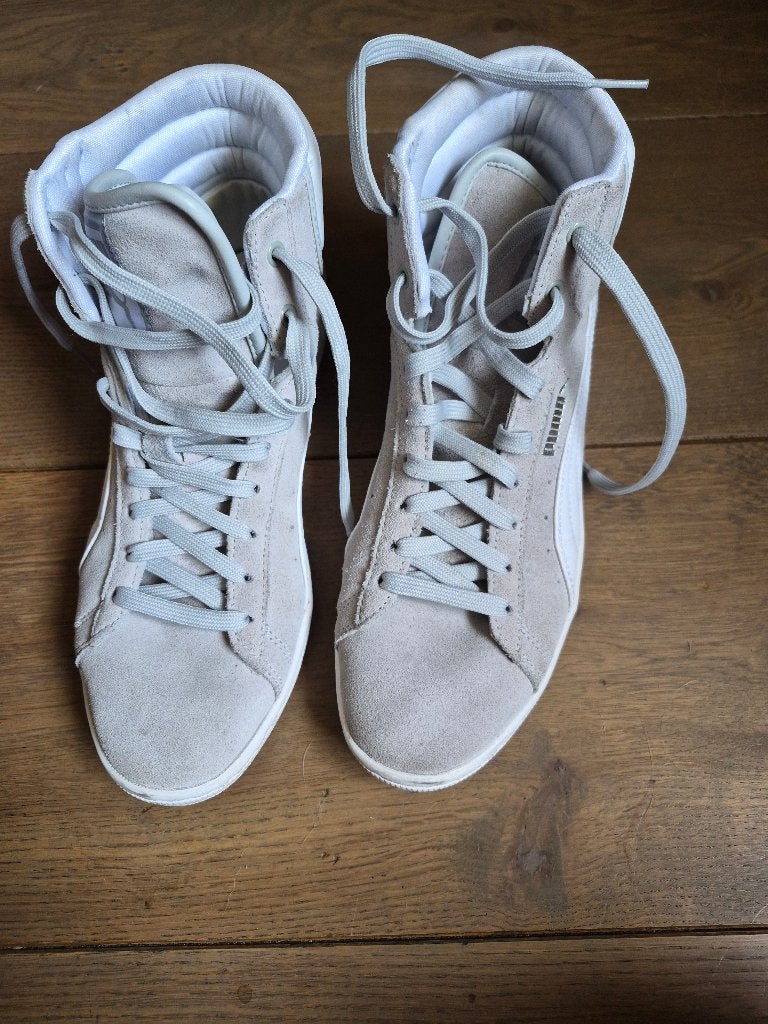 Puma hoge sneakers, Sneakers of Gympen, Grijs, Gedragen, Puma