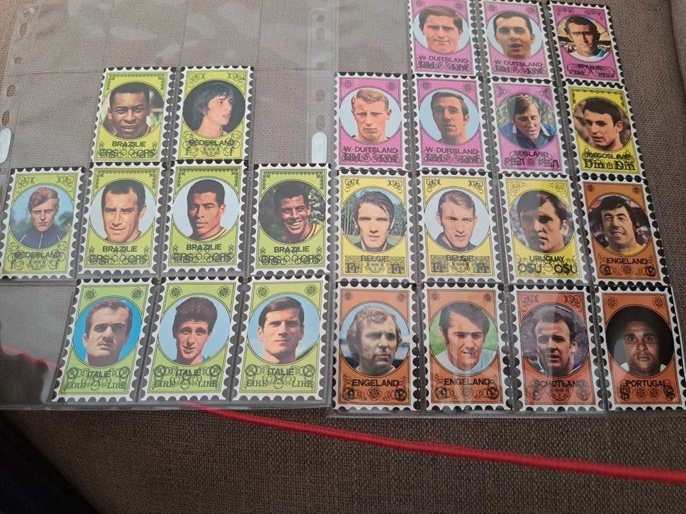 panini/ vanderhout wereldsterren complete set, Ophalen of Verzenden