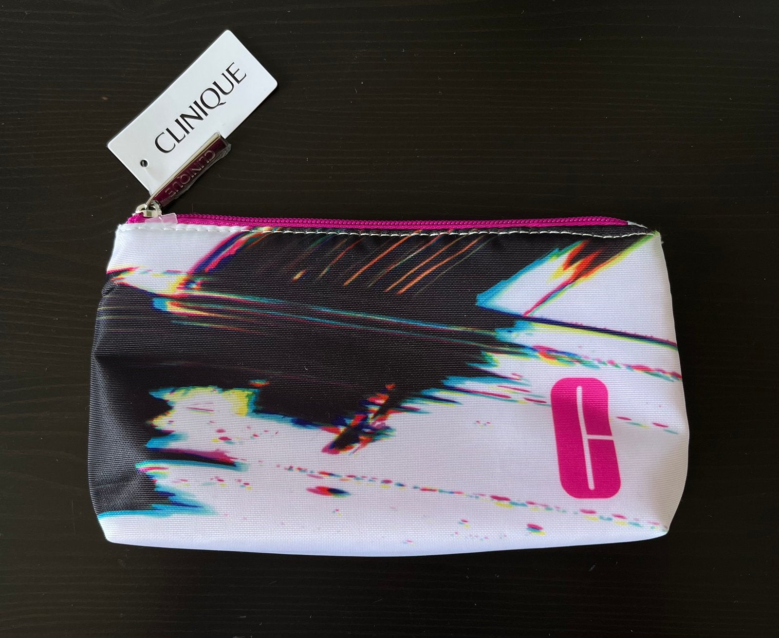 Clinique Toilettas / MakeUp tas / abstract design, Ophalen of Verzenden, Nieuw, Meerkleurig, Dame