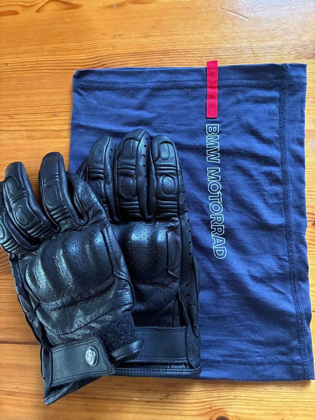 BMW lederen zomerhandschoenen, Motoren, Kleding | Motorkleding, Handschoenen, Heren, Tweedehands, Ophalen of Verzenden
