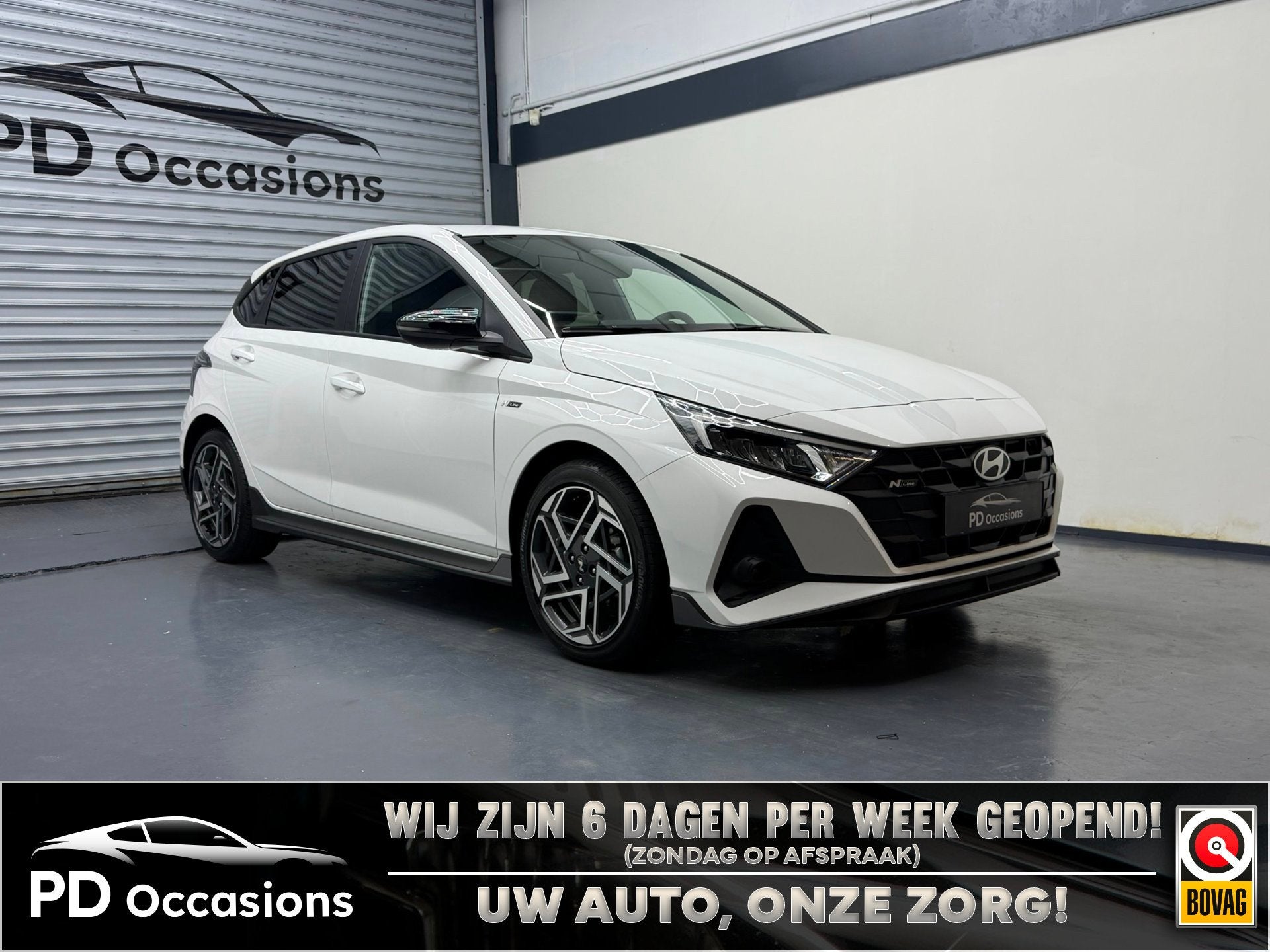 Hyundai I20 1.0 T-GDI N Line - Camera - Navi - Carplay - LM, Voorwielaandrijving, Zwart, Wit, Origineel Nederlands