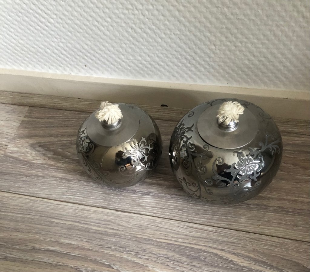 Twee olielampjes, Ophalen of Verzenden, Gebruikt, Overige typen