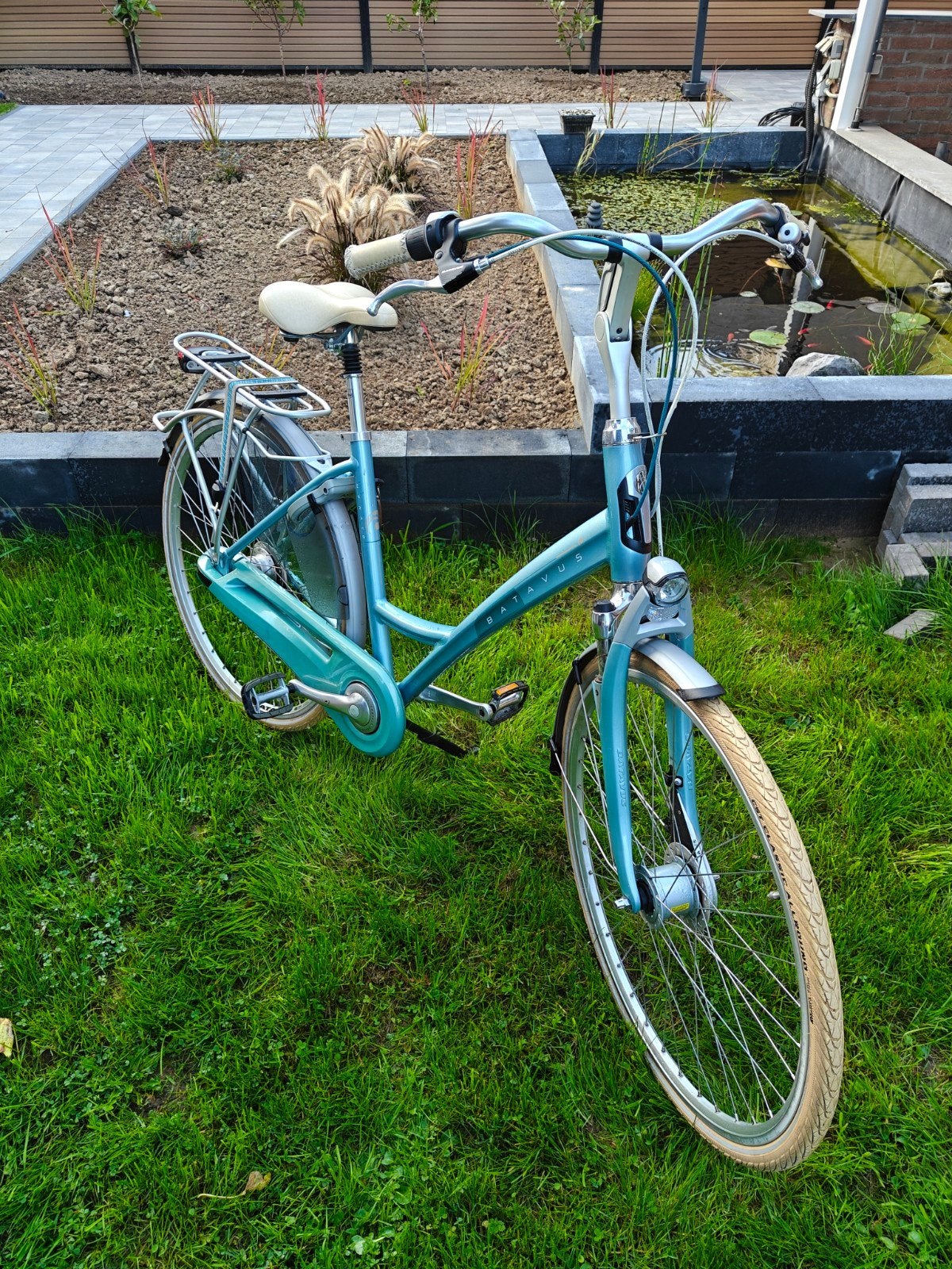 Batavus Monaco damesfiets - Blauw, Ophalen, Gebruikt, (Extra) lage instap, 47 tot 50 cm