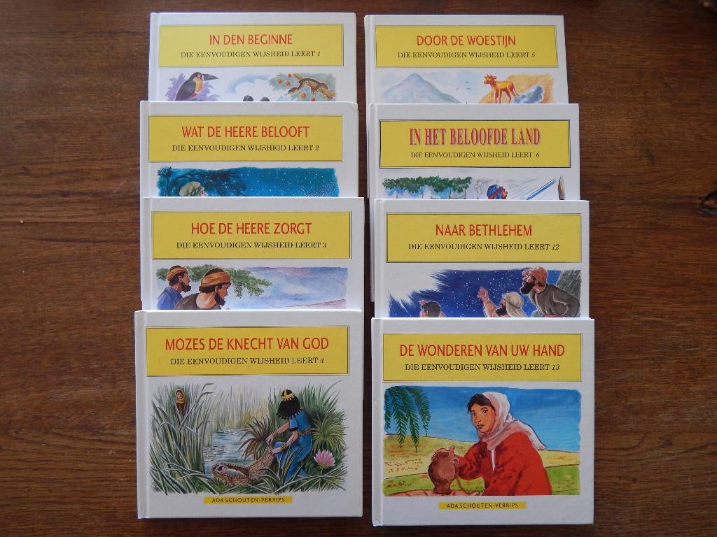 Die eenvoudigen wijsheid leert- 8 deeltjes, Ophalen of Verzenden, Zo goed als nieuw, Ada Schouten- Verrips, Christendom | Protestants