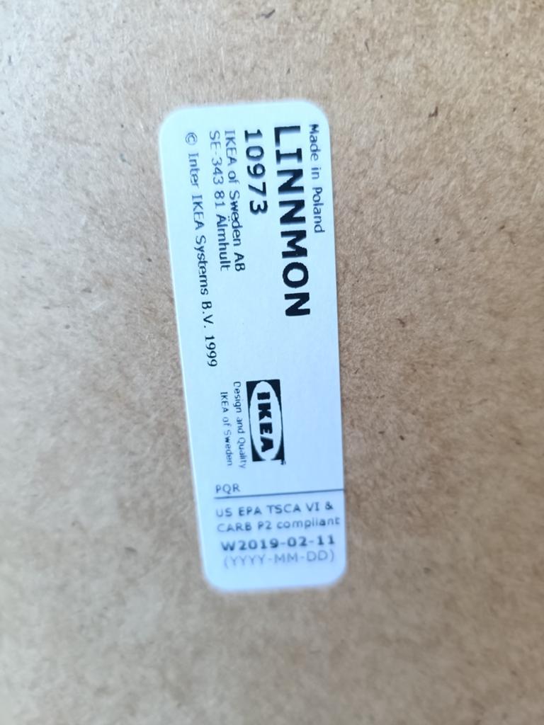 IKEA Linnmon Bureau Blad, Ophalen