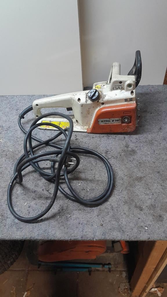 Kettingzaag electrischezaag defect stihl E14 op stroom, Tuin en Terras, Ophalen, Gebruikt, Elektrisch, Dolmar /Stihl / Husqvarna