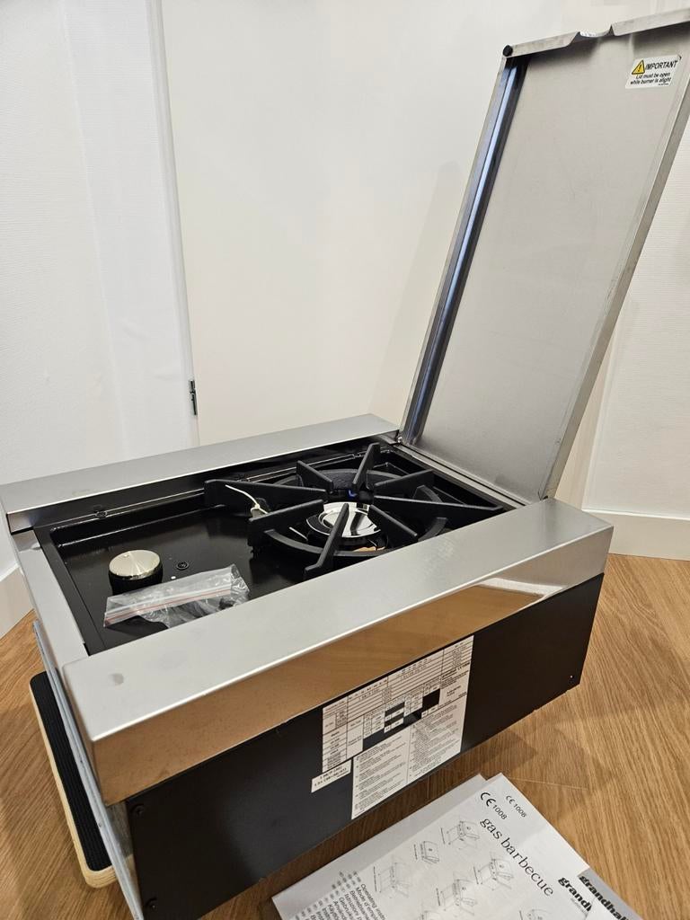 Grandhall side burner - ongebruikt en compleet, Tuin en Terras, Barbecue-accessoires, Ophalen, Zo goed als nieuw, Grandhall
