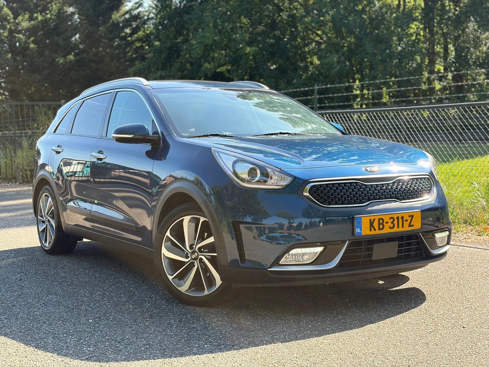Kia Niro 1.6 GDi Hybrid ExecutiveLine/Full Optie!/Super Mooi, Auto's, Gebruikt, Euro 6, Blauw, 23 km/l