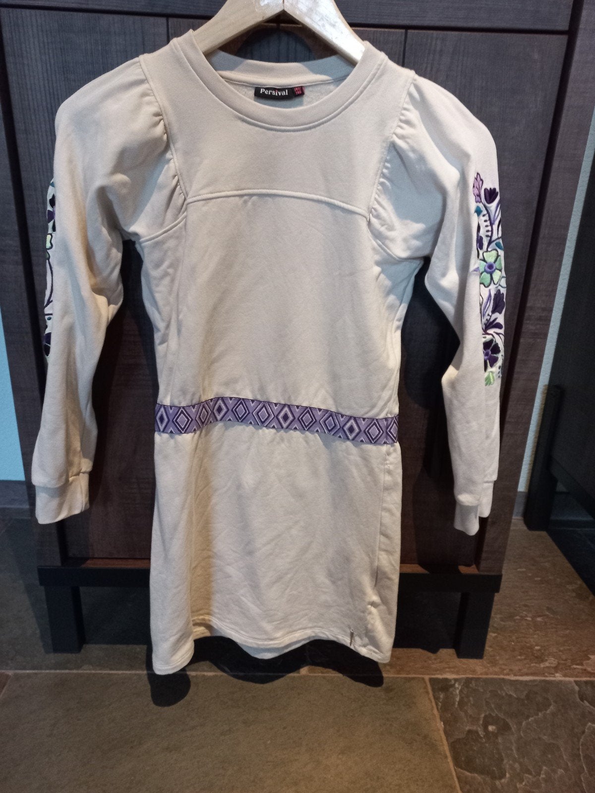 Persival jurk met bloemenborduursel, maat 140/146, Kinderen en Baby's, Kinderkleding | Maat 140, Persival, Meisje, Ophalen of Verzenden