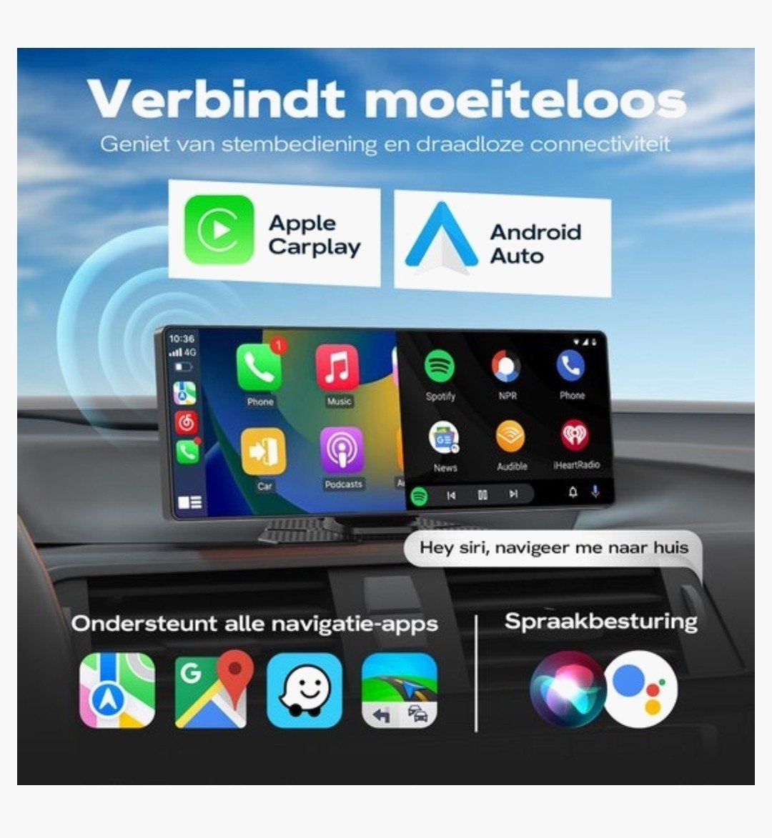 Nieuw GS Goods 10.26 pro Carplay system met  achteruitrijcam, Ophalen of Verzenden, Nieuw