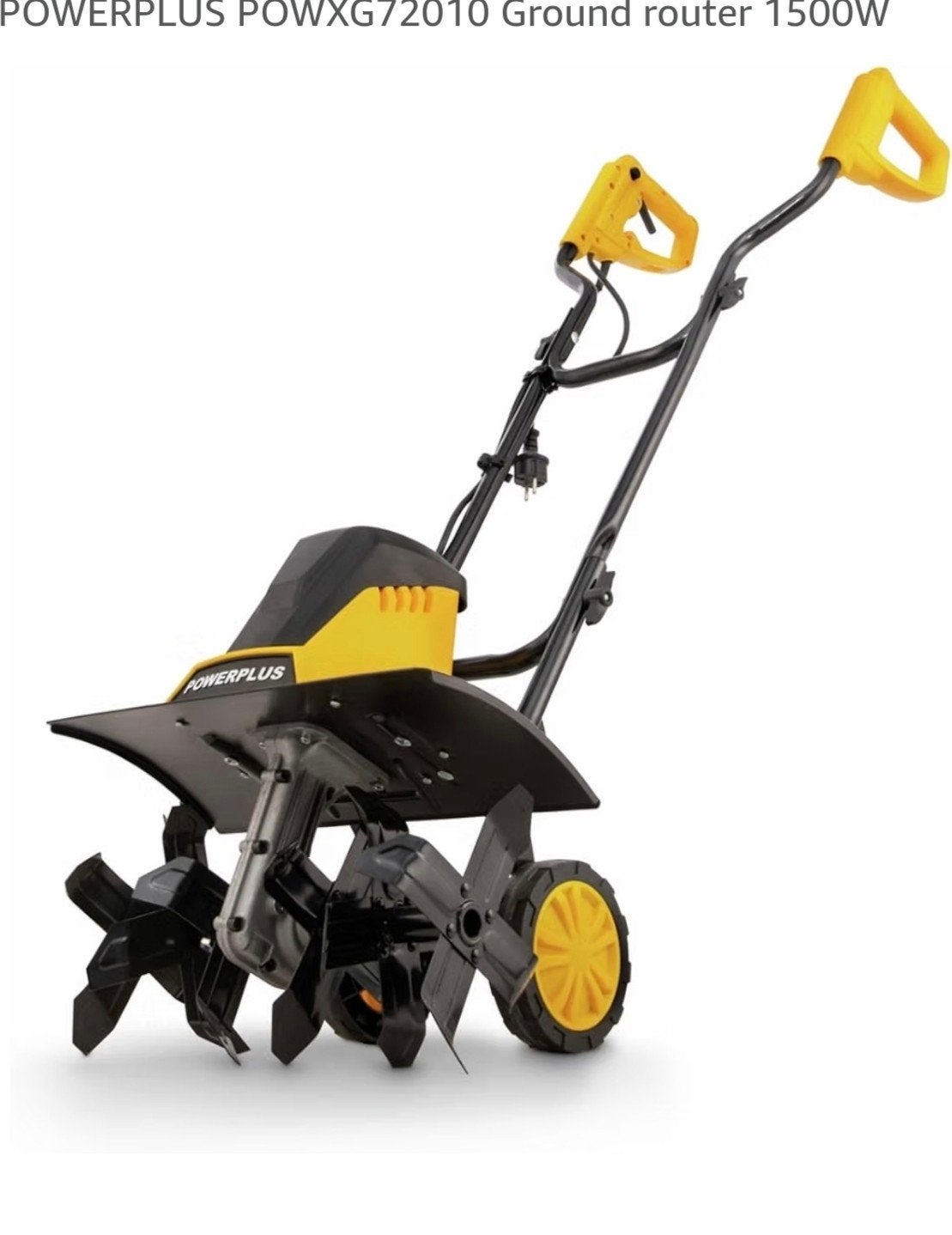 POWERPLUS POWXG72010 Grondfrees 1500W, Ophalen of Verzenden, Zo goed als nieuw, Cultivator, Powerplus