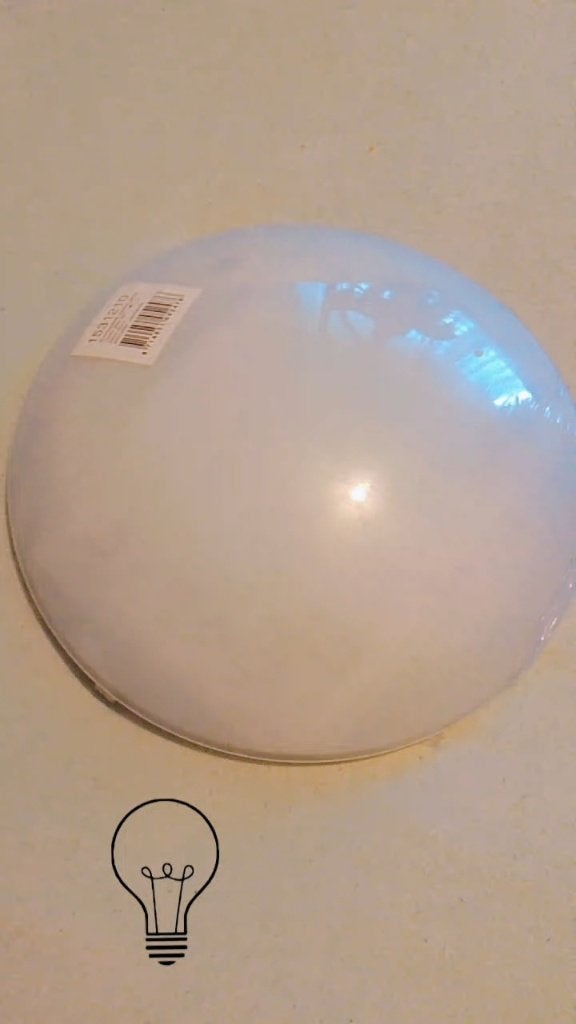 Lamp, Huis en Inrichting, Ophalen, Nieuw, E27 (groot), Glas