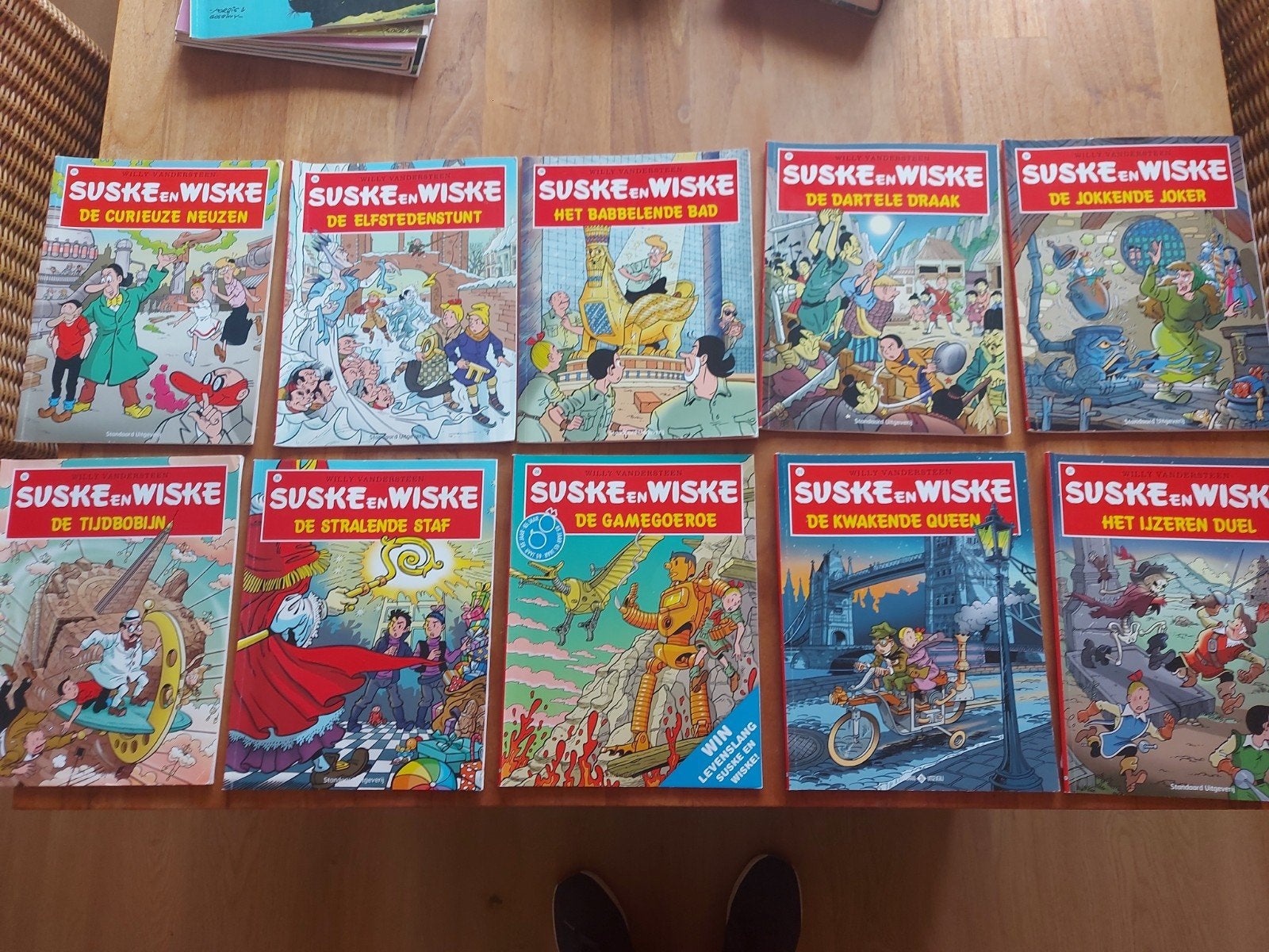 10x Suske en Wiske (tussen 296 en 321 ) los 2,50 samen 22,50, Meerdere stripboeken, Ophalen of Verzenden, Zo goed als nieuw, Willy van der Steen.