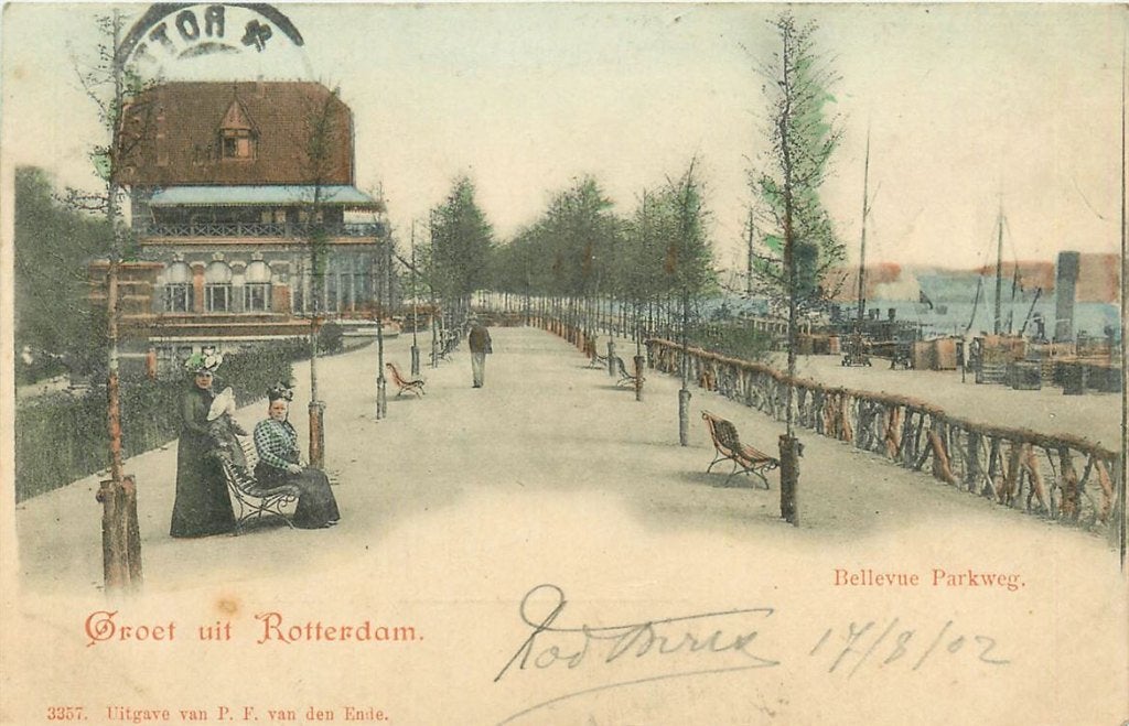 701-001-019 Rotterdam  Bellevue Parkweg, Verzenden, Voor 1920, Zuid-Holland