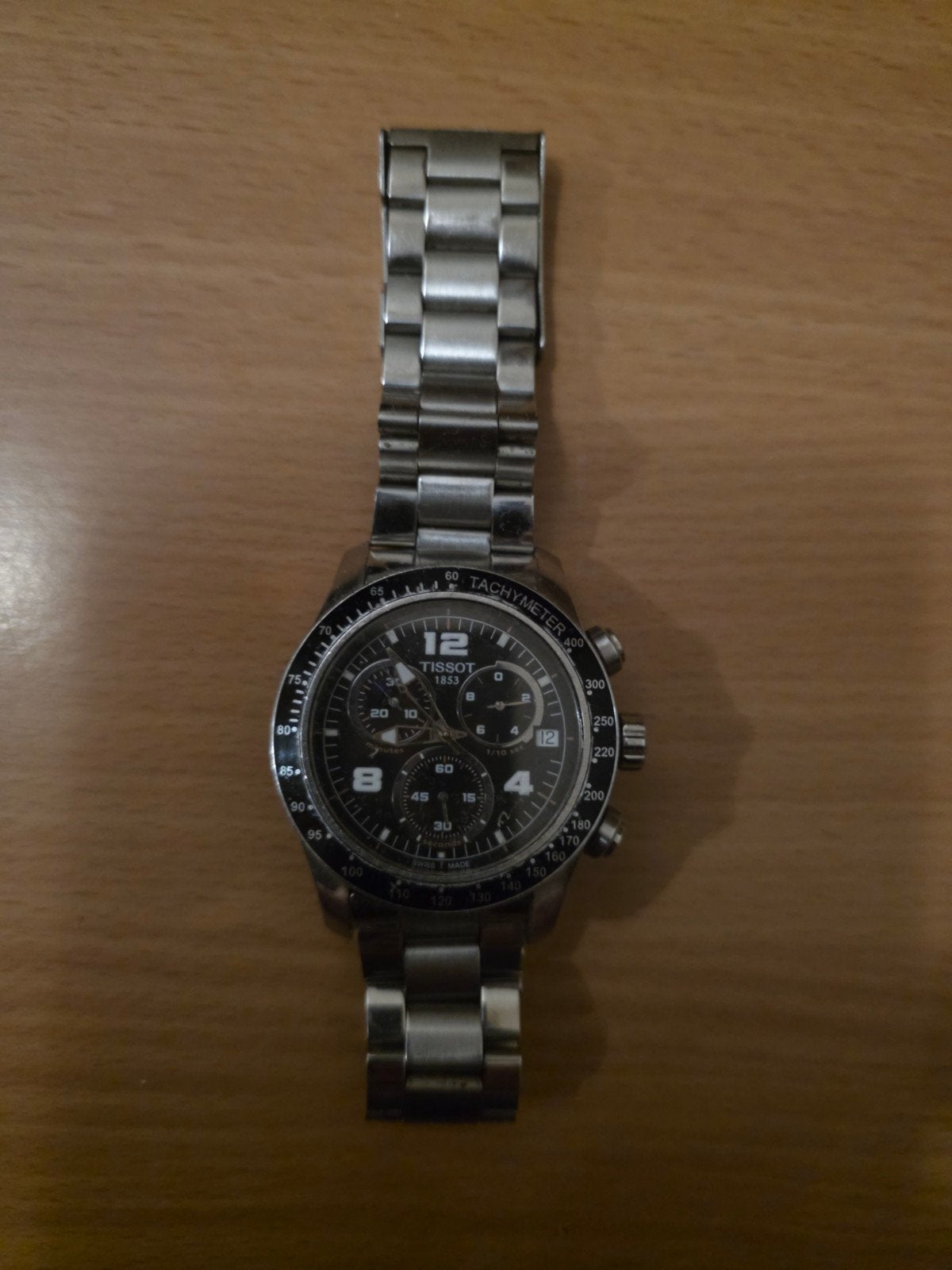 Tissot T-Sport V8 Chronograaf Herenhorloge, Overige merken, Staal, Gebruikt, Staal