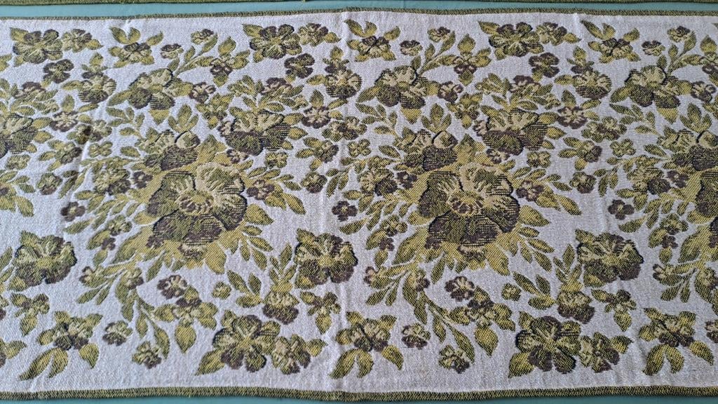 Vintage geweven tafellopers en tafelkleed, Ophalen of Verzenden