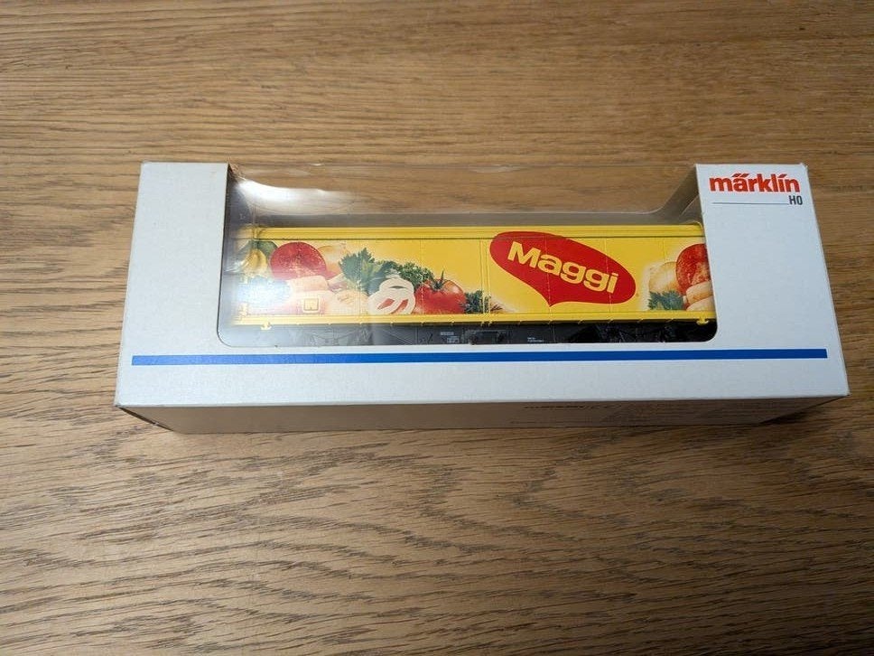 Märklin 4836, Maggi SBB, Wisselstroom, Gebruikt, Wagon, Ophalen of Verzenden