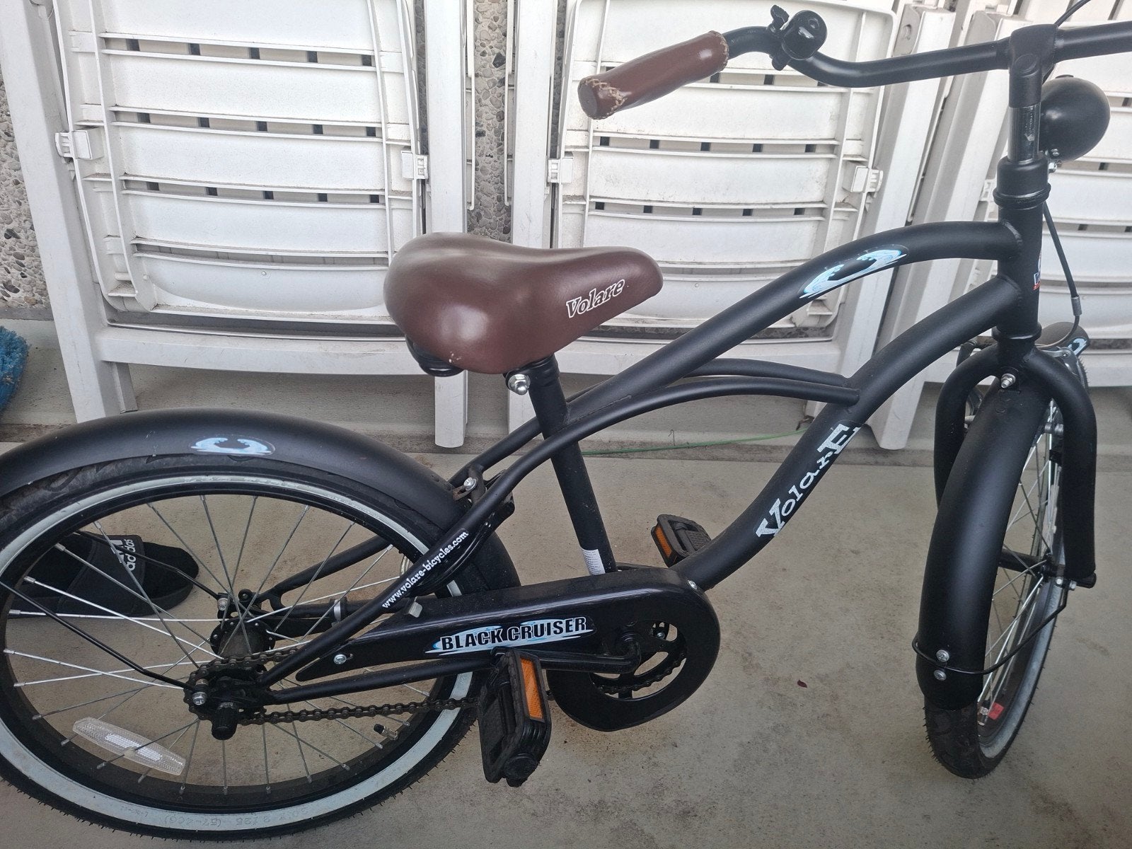 Volare Black Cruiser kinderfiets 20 inch, Ophalen, Gebruikt, Volare, Terugtraprem