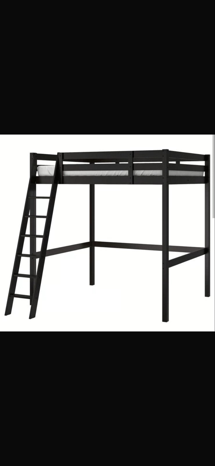 IKEA STORÅ hoogslaper, Huis en Inrichting, Slaapkamer | Stapelbedden en Hoogslapers, Gebruikt, Eenpersoons, 160 tot 180 cm, Ophalen of Verzenden
