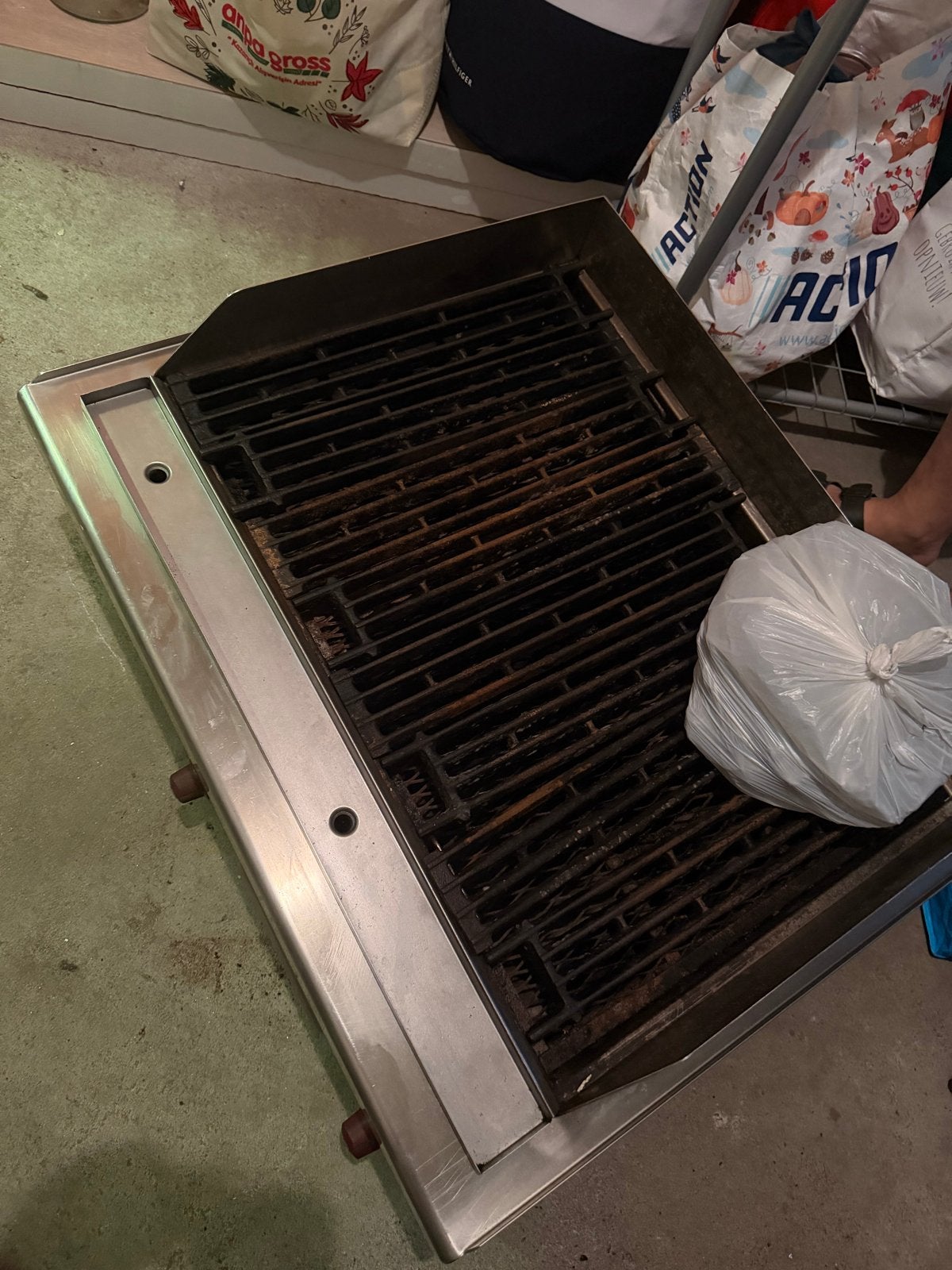 Lavasteengrill, Zakelijke goederen, Ophalen of Verzenden, Gebruikt, Fornuis, Frituur en Grillen