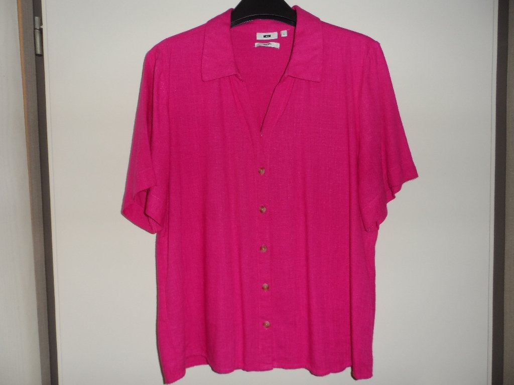 ROZE BLOUSE, Ophalen of Verzenden, Zo goed als nieuw, Maat 42/44 (L), Roze