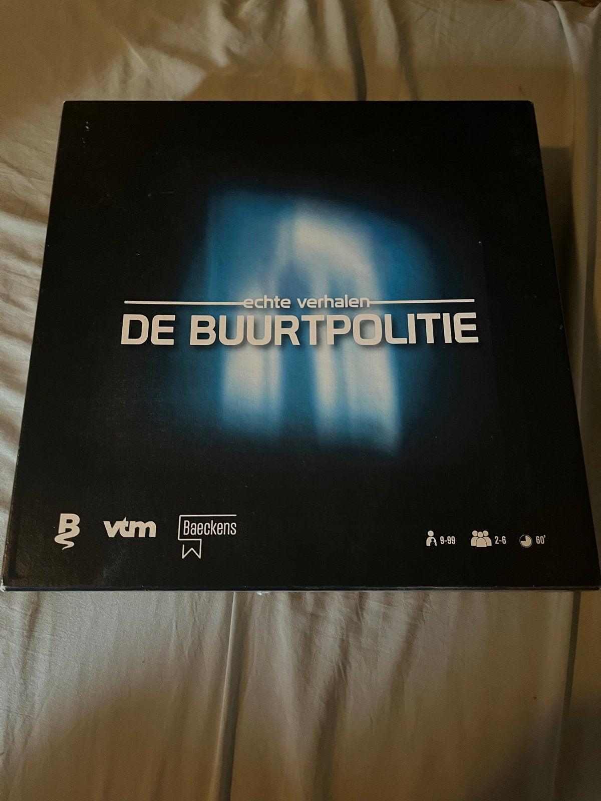 De Buurtpolitie Bordspel - Spannend Detectivespel, Drie of vier spelers, Ophalen of Verzenden, Gebruikt